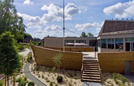 Das Außendeck - Feiern im Freien im Culturgut